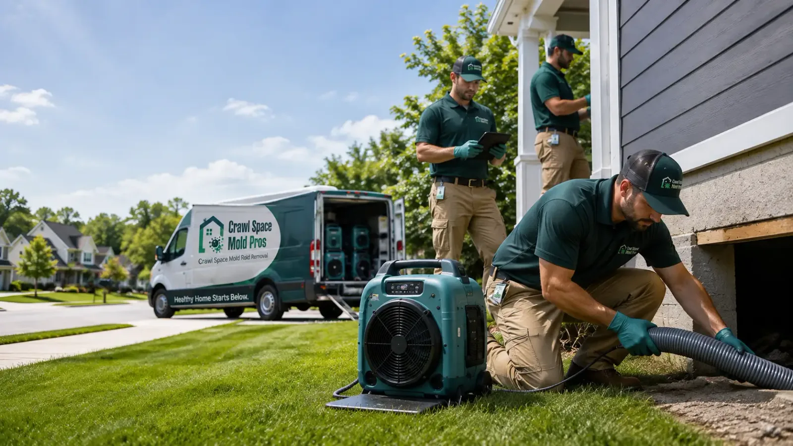 Crawl Space Mold Removal in Proctorville, NC